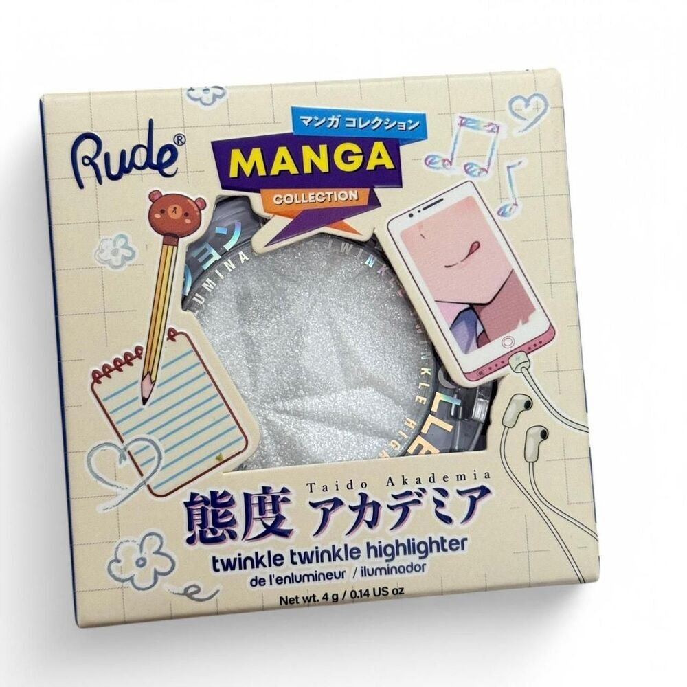 Rude Makeup Manga Collection twinkle twinkle Highlighter  - Kirei Sama playlist